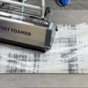 The Fast Foamer System With High Energy Foam Removes Sharpie Permanent Ink from Carpet